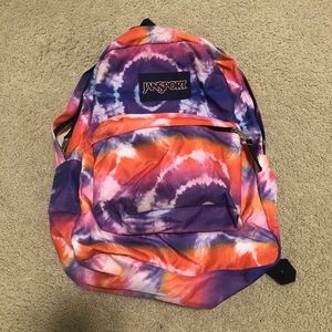 Tie Dye Jansport backpack